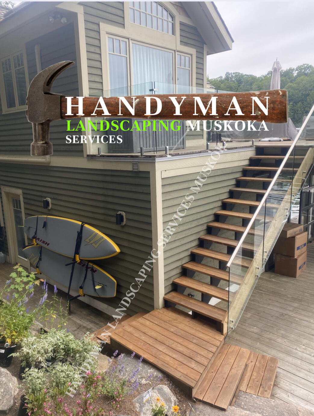 PLANTING AT A MUSKOKA COTTAGE